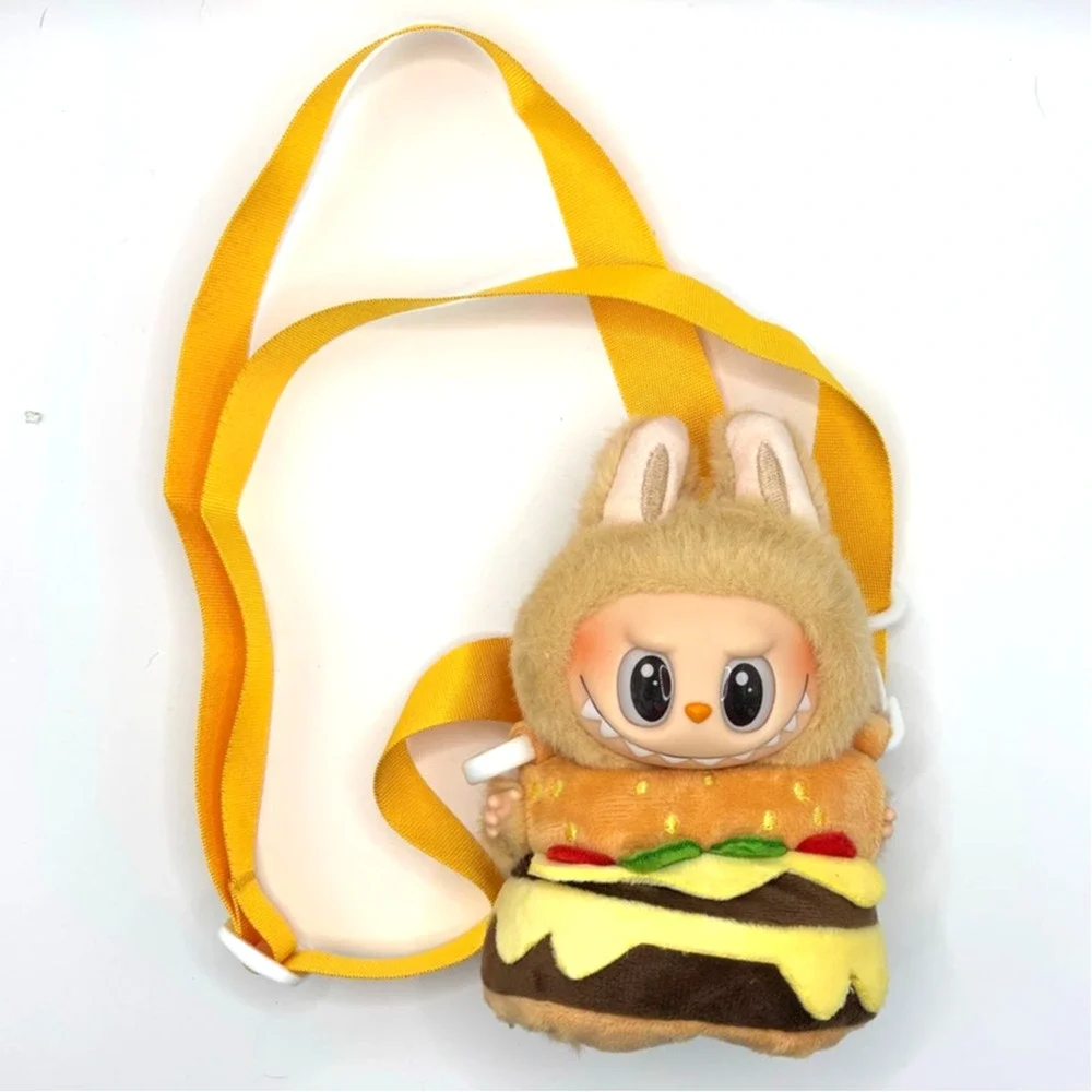 New - Labubu Hamburger Costume w/Adjustable Strap to Carry - Costume Only